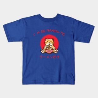 Ramen Lover Feline Kids T-Shirt